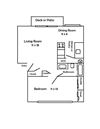 One Bedroom and One Bath